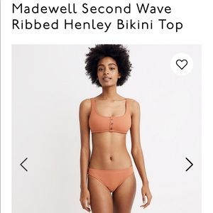 Madewell second wave Henley bikini